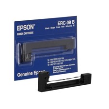 NASTRO ORIGINALE EPSON C43S015354 ERC09B BK NERO 