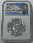 1964 NGC PF66 Proof Silver Kennedy Half Dollar JFK Coin Signature Label 50C FYOI