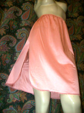 Vintage Vassarette Coral Silky Nylon Mini Half Slip Lingerie S 24"