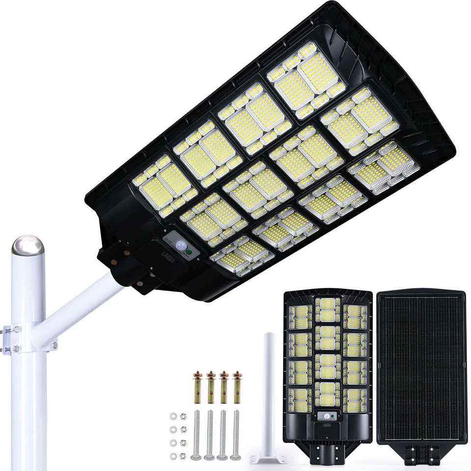 999999000LM 8700W Lampara Foco Solar De Calle Alumbrada Para 外部 Con 传感器 — 第 4/4 张图片