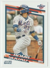 2022 Topps Opening Day Bomb Squad #BS-19 Javier Baez Baseball Card New York Mets