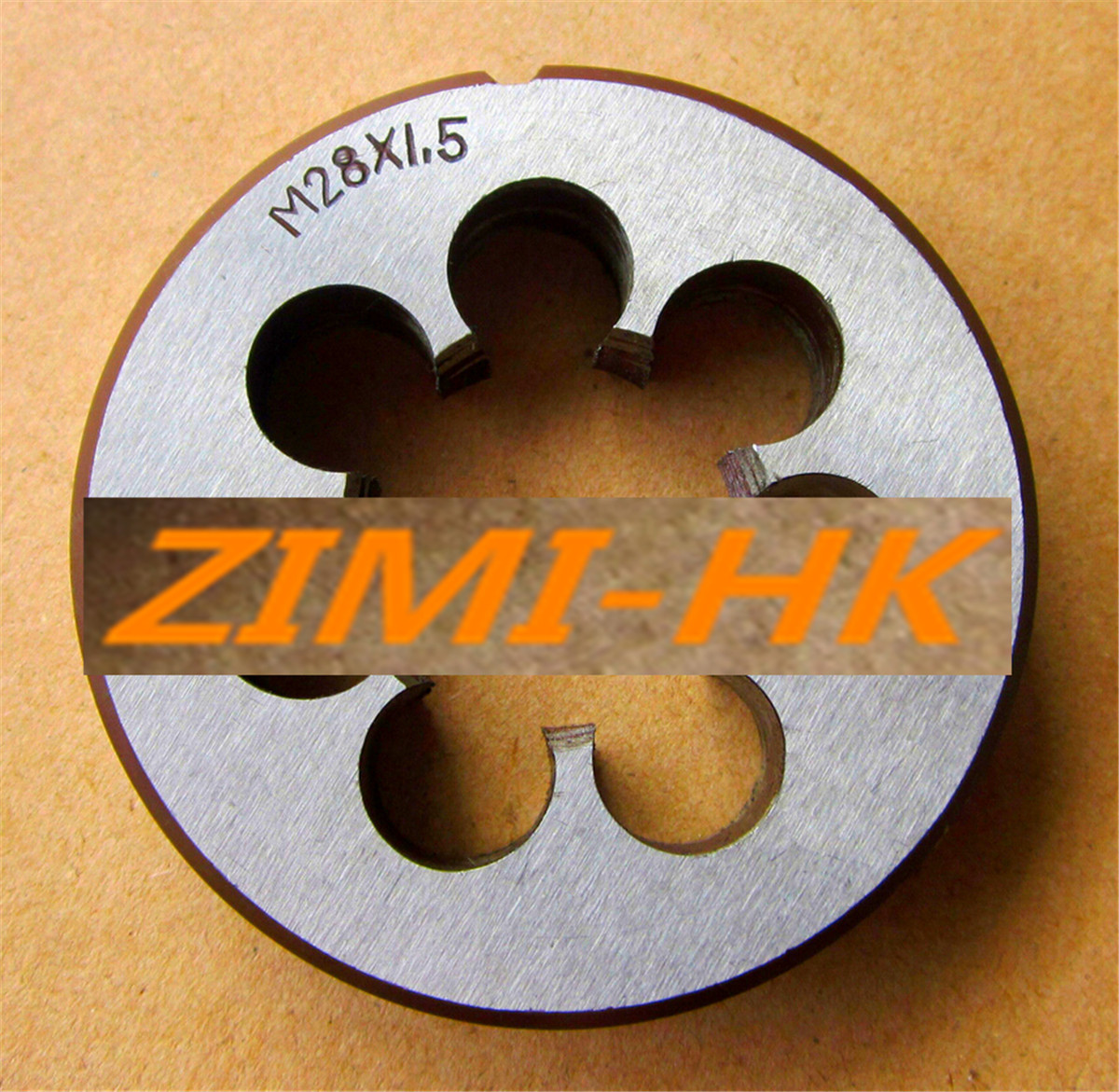HSS Metric Die M28 X 1.5mm Right Hand Thread – 55mm OD, 12mm Thick – Single Piece