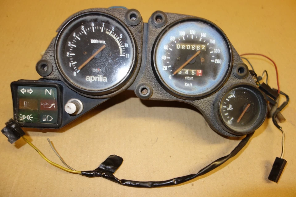 APRILIA Pegaso 650 1995-1997 Modelos Velocímetro Velocímetro Relojes Medidores Foto 2 de 4