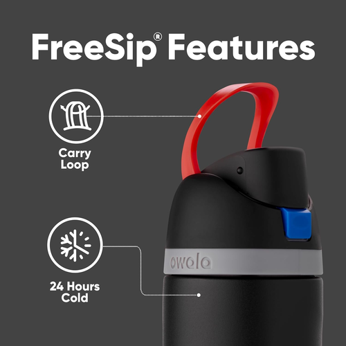 Owala Star Wars Freesip Insulated Stainless Steel Water Bottle with Straw for Sp - Bild 3 von 12