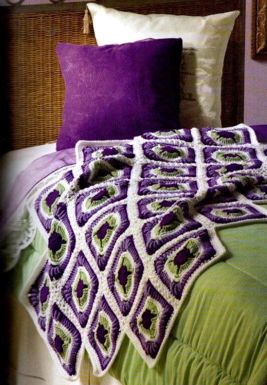 THE NEEDLECRAFT SHOP JOIN-AS-YOU-GO AFGHANS 47 PRETTY DESIGNS - Image 3 of 4