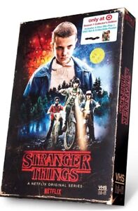 Stranger Things Season 1 Blu Ray Dvd 4 Disc Set Vhs Packaging