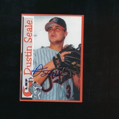 2000 Jupiter Hammerheads Team Issue Dustin Seale #28 signed auto autograph tough