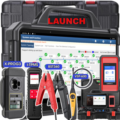 LAUNCH X431 PAD 7 Elite ECU Programm Coding X-PROG 3 I-TPMS BST360 VSP600 OBD1