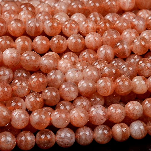 Rainbow Lattice Sunstone Grd AA Round 4MM 5MM 6MM 7MM 8MM Loose Beads (D446) - Picture 3 of 3