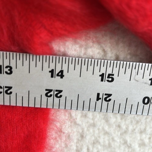 J Crew Girls brushed cashmere polo with jewel buttons Size 6 7 Vintage Red - Picture 5 of 11