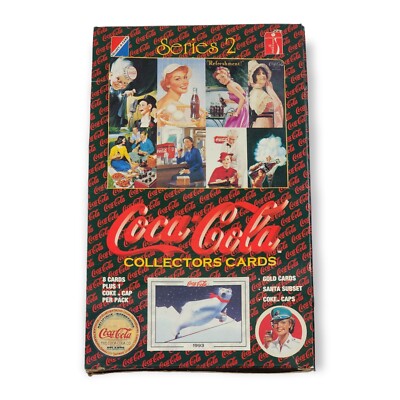 1994 Collect-A-Card Coca Cola Collectors Cards Series 2 Hobby Box 36 Packs