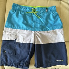 Gerry Boys Mid Rise Multicolor Board Short Swim Trunks Size L 14-16