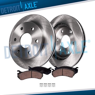 Front Disc Rotors and Ceramic Brake Pads for Ford Navigator Lincoln Expedition