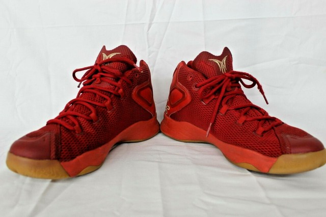 melo shoes red