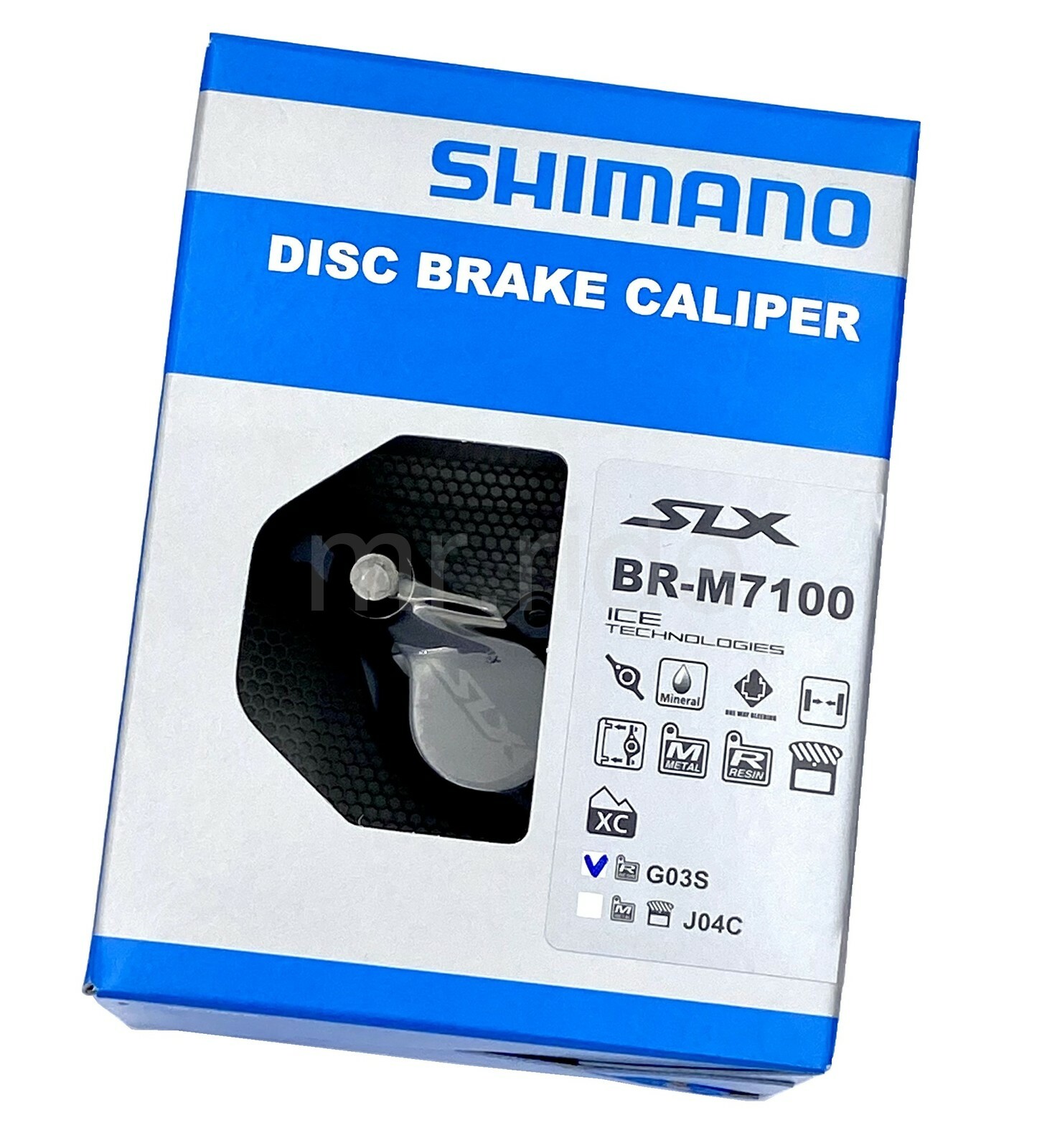 Shimano SLX BR-M7100 Hydraulic Disc Brake Caliper 2-Piston Post Mount Resin Pad