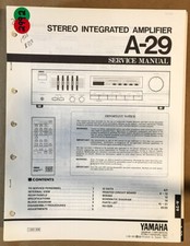 Yamaha A-29 Amplifier Service Manual Original 