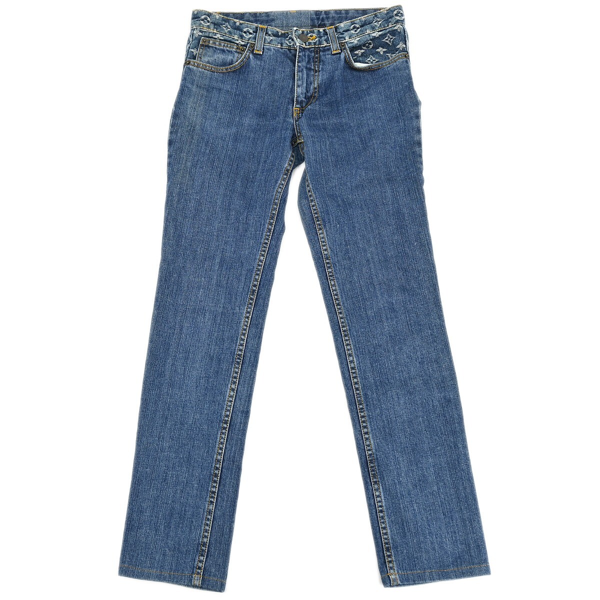 Louis Vuitton デニムパンツ　インディゴ Louis Vuitton Monogram Denim Long Pants Indigo RW062W