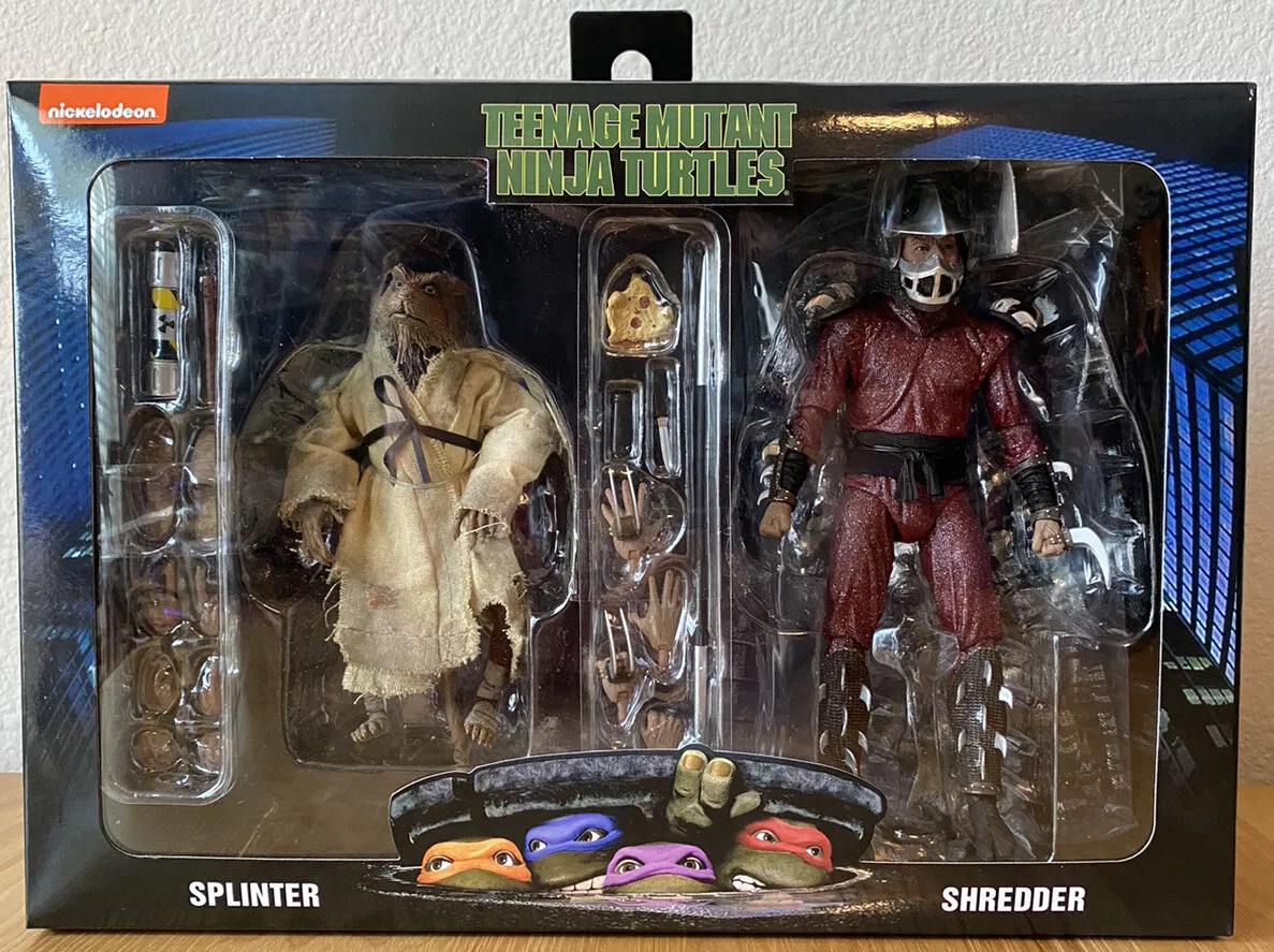 Teenage Mutant Ninja Turtles Splinter vs Shredder 2pk NECA 2020