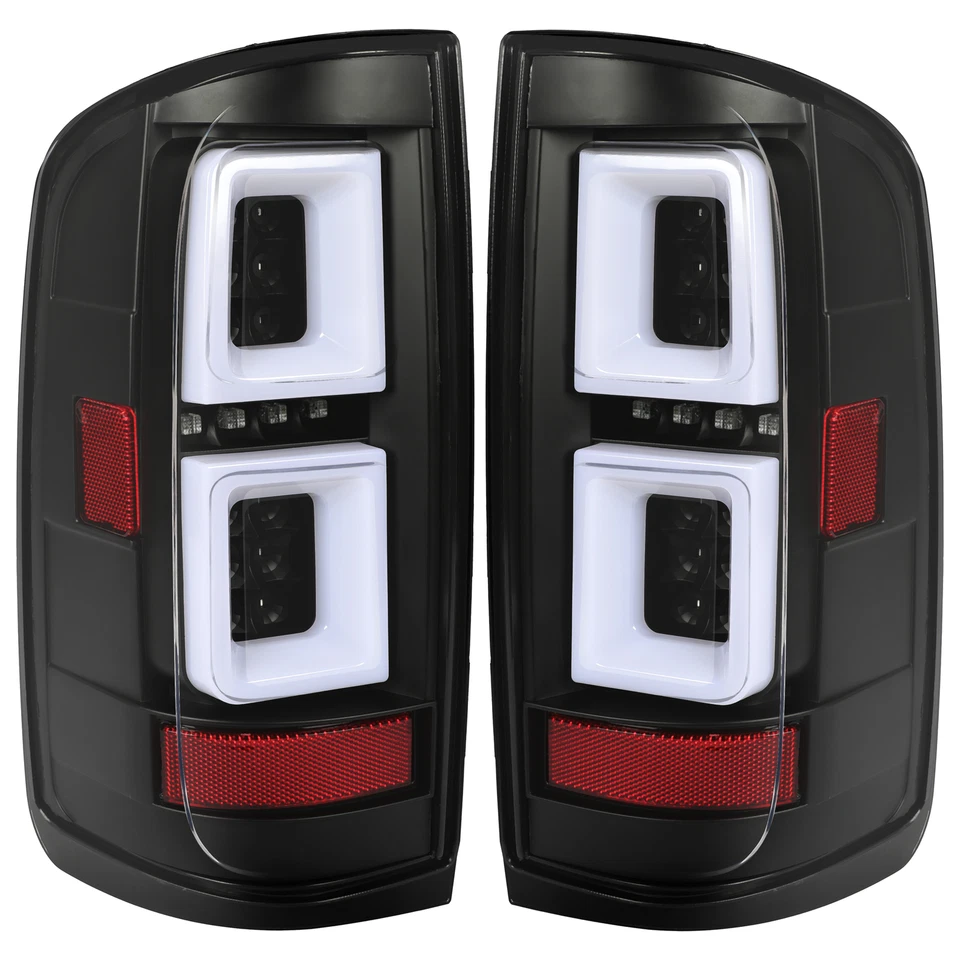 For GMC Canyon 2015-2019 Full LED Tail Lights Assembly Tail Brake Lamps Clear - Image 4 of 4