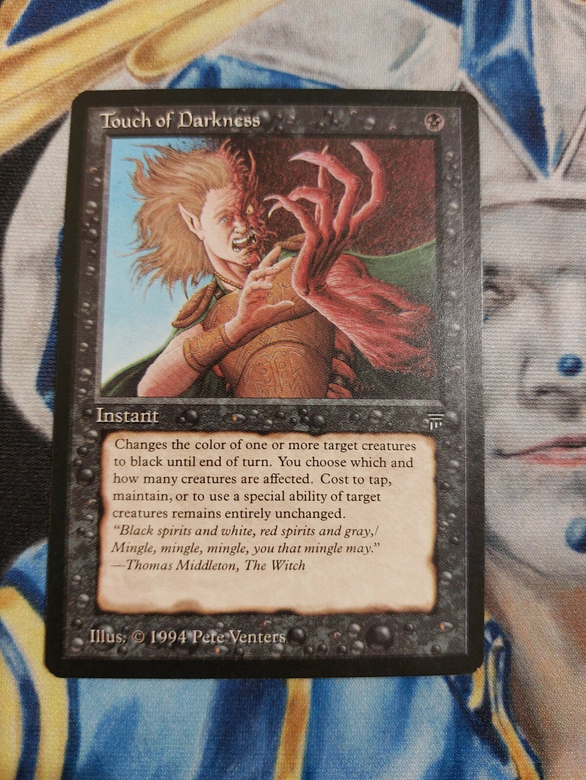 Touch of Darkness MTG Legends Uncommon Black Instant Near-Mint x1 GG3