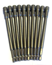 10pcs 6" MAGNETIC NUTSETTERS 1/4" NUT DRIVER #NS6-14 NUTSETTER WHOLESALE LOT