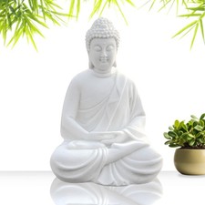 Buddha Idol for Home Decor - Peaceful Sitting Statue for Meditation, Good Luck