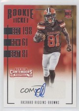 2016 Panini Contenders Rookie Ticket Rashard Higgins #113 Auto 02xk