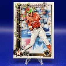 2025 Topps Holiday Baseball Cam Smith Image Variation SP #H121 Rookie RC Astros