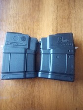 5.56x45 Rifle Magazines Polymer Black 10 Round Capacity Lot Of 2
