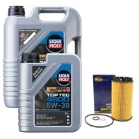 MotoröL Set 5W-30 Liqui Moly 6 Liter + ÖLfilter FüR Chrysler Hyundai Kia Renault
