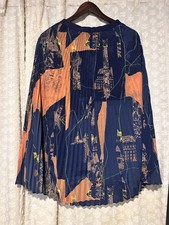 Aritzia Babaton Jude Pleated Midi Skirt Printed Size XS Spotless