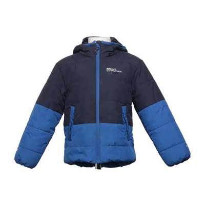 Jack Wolfskin, Winterjacke, Unisex (Kinder), Größe: 116, Blau/Schwarz #iHB