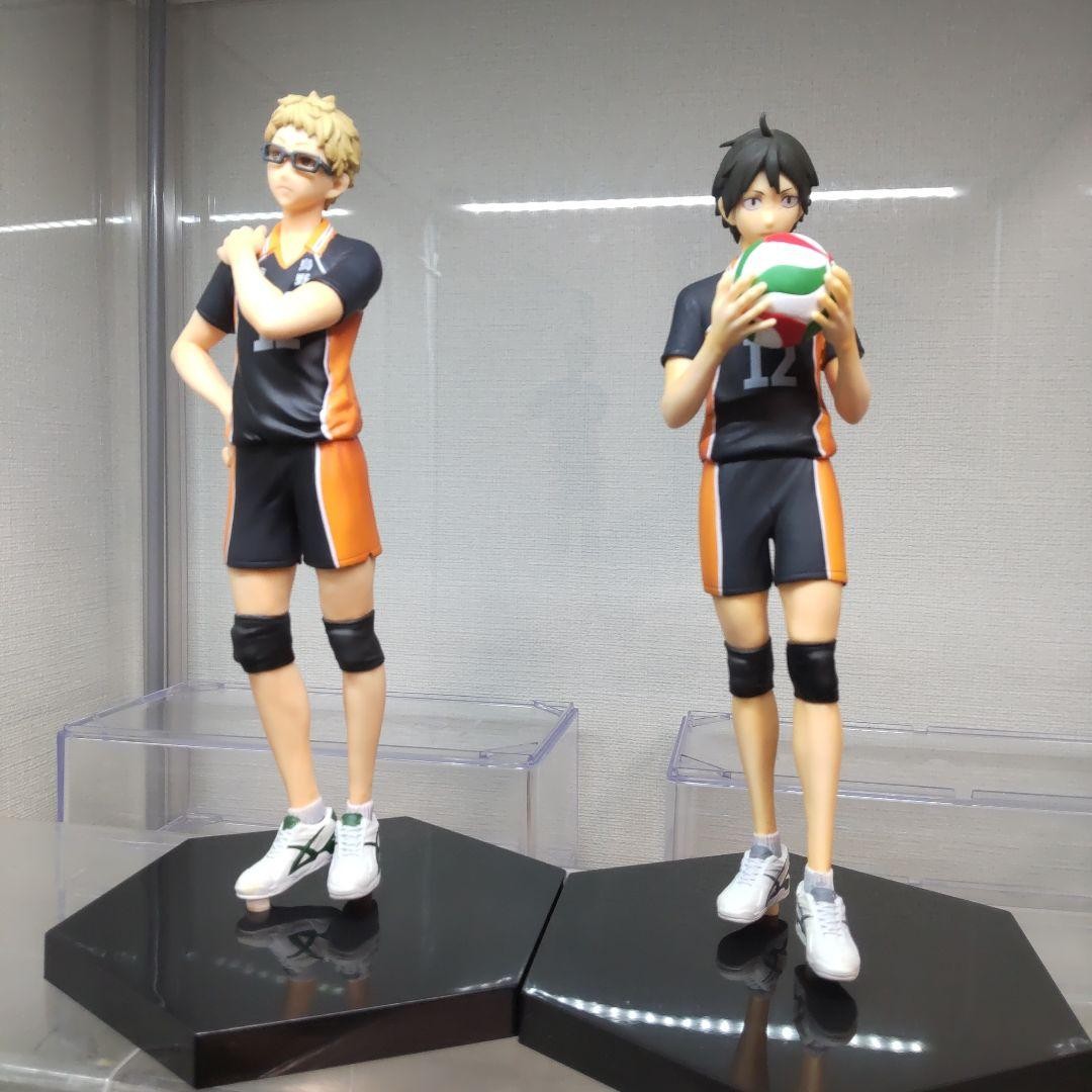 Conjunto de figuras de anime coleccionable Japón Tsukishima Kei y Yamaguchi Tadashi