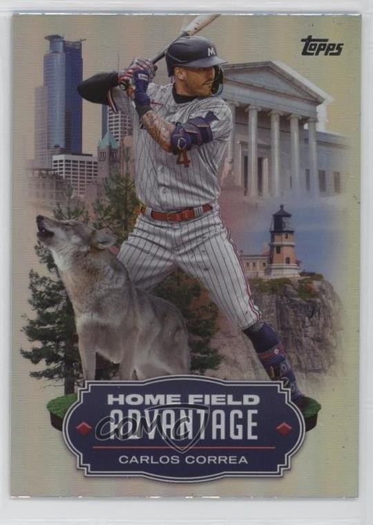 2023 Topps Update Home Field Advantage Carlos Correa #HA-25 4k5