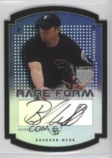 2004 Skybox Limited Edition Rare Form Black 23/299 Brandon Webb #RFA-BW Auto 0v1