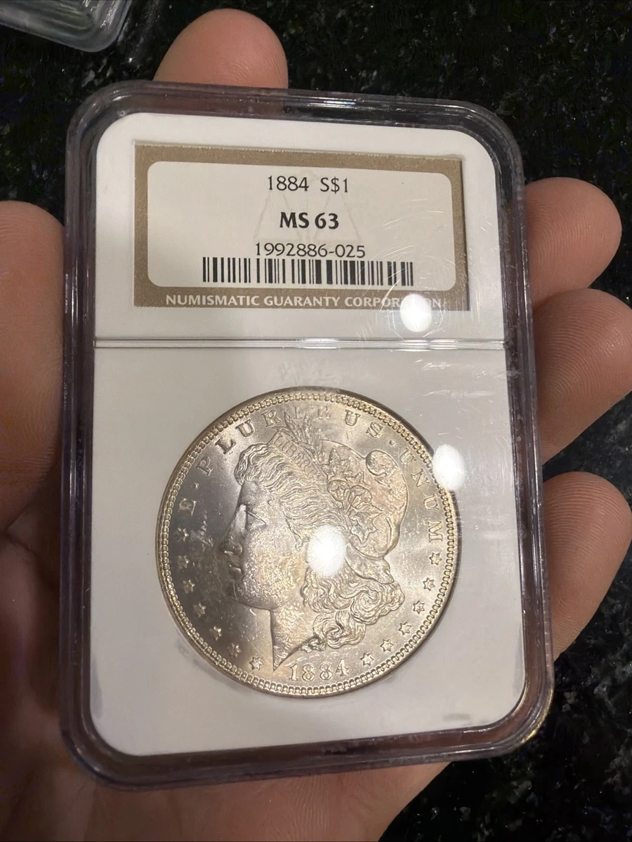 MS 63 Graded 1884 Year Morgan US Dollars (1878-1921) for sale | eBay