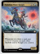 Vodalian Wave-Knight (Extended Art) Commander: March of the Machine 130 R NM MTG