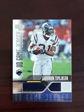 2004 Upper Deck Football LaDAINIAN TOMLINSON UD Game Jersey #LT-GJ CHARGERS