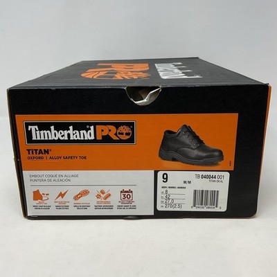 Timberland Pro Titan Oxford Alloy Safety Toe Black Men display picture 1