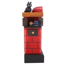 KWO R&auml;ucherfigur Kachelofen rot