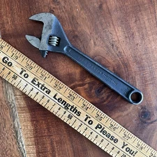 Proto 708-S Professional 8”  Adjustable Wrench  USA Black Oxide Finish