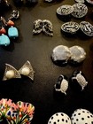 Estate Retro Clip On Earring Lot — photo 3