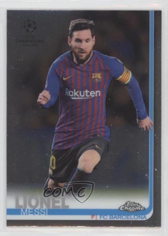 2018-19 Topps Chrome UCL Lionel Messi #1 02ea