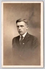 RPPC Harrisburg PA Young Mam Portrait c1920 Real Photo Postcard I31