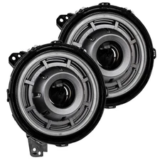 ORACLE Oculus Headlights Bi-LED Projector for Wrangler JL/Gladiator - Graphite
