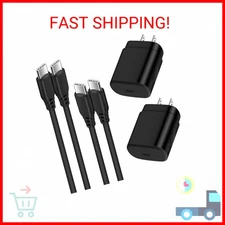 Type C Android Charger, 4-Pack Samsung 25W Super Fast Wall Charger +60W USB C to