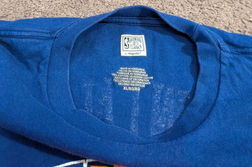 Camiseta para hombre NBA Hardwood Classics New York Knicks Patrick Ewing envejecida XL Foto 3 de 4