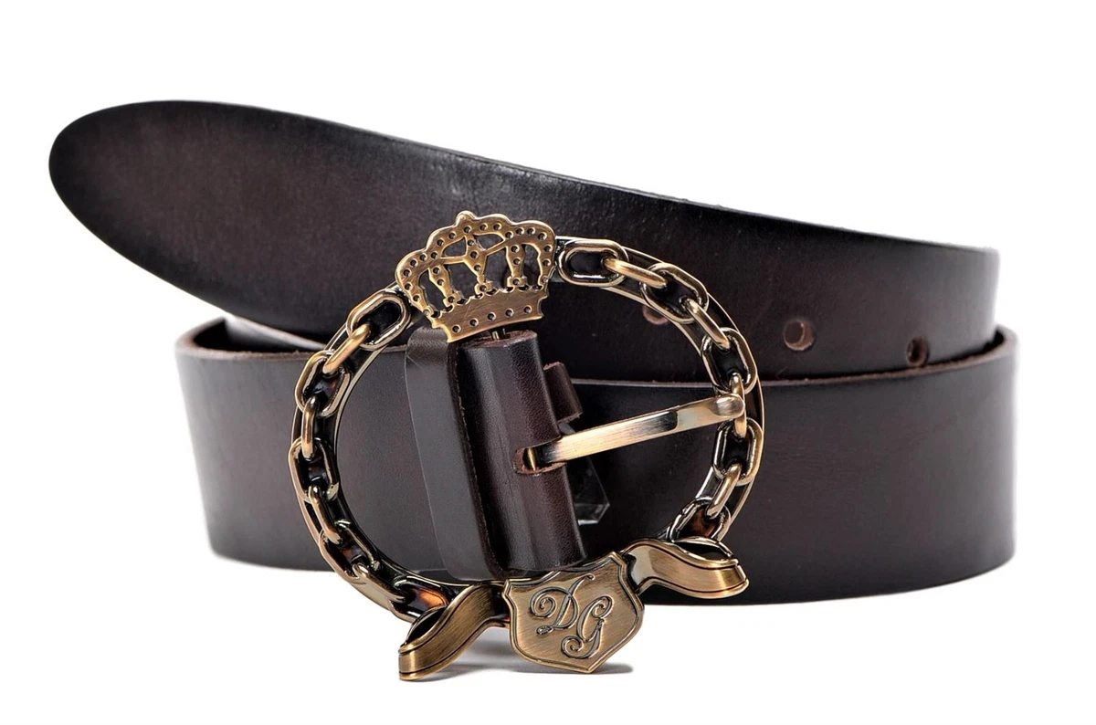 Dolce & Gabbana Black Viscose Wide Waist Women Belt display picture 1