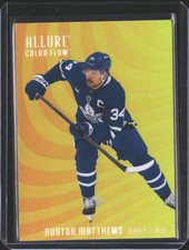2025-26 Upper Deck Allure #CF-26 Auston Matthews Color Flow Orange-Yellow