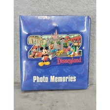 Disneyland 2002 Photo Memories Album Mickey Mouse 4x6 100 Photos Blue